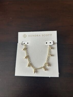 NWT! Kendra Scott Addison Choker Necklace in Gold